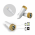 Kit Cargador LDNIO DL-C50 con sistema android,para automóvil,es ideal para lleva